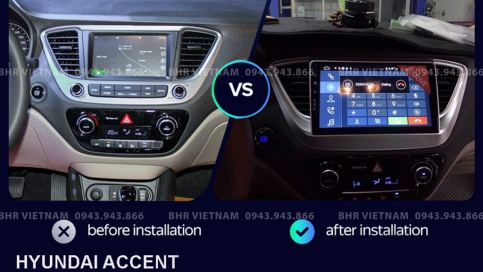 Màn hình DVD Android xe Hyundai Accent 2017 - 2020 | Vitech 